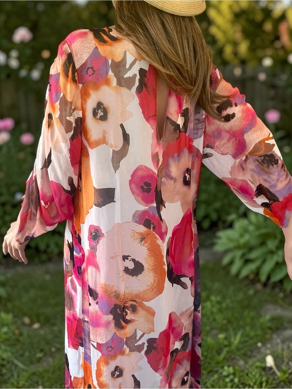 Cream Denmark Mollie Floral Shift Dress NWT Size 42 Large Boho - Picture 5 of 8